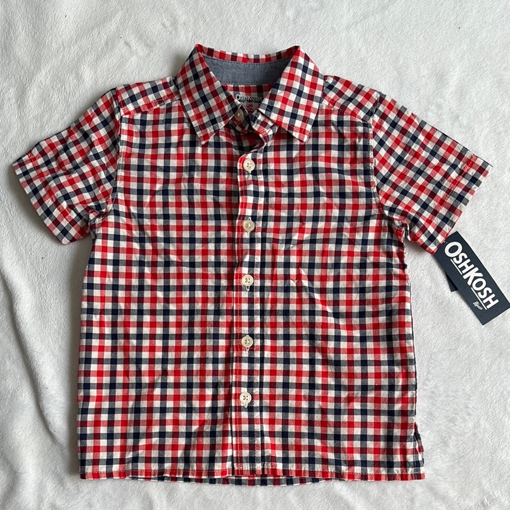NWT Oshkosh boys button down shirt